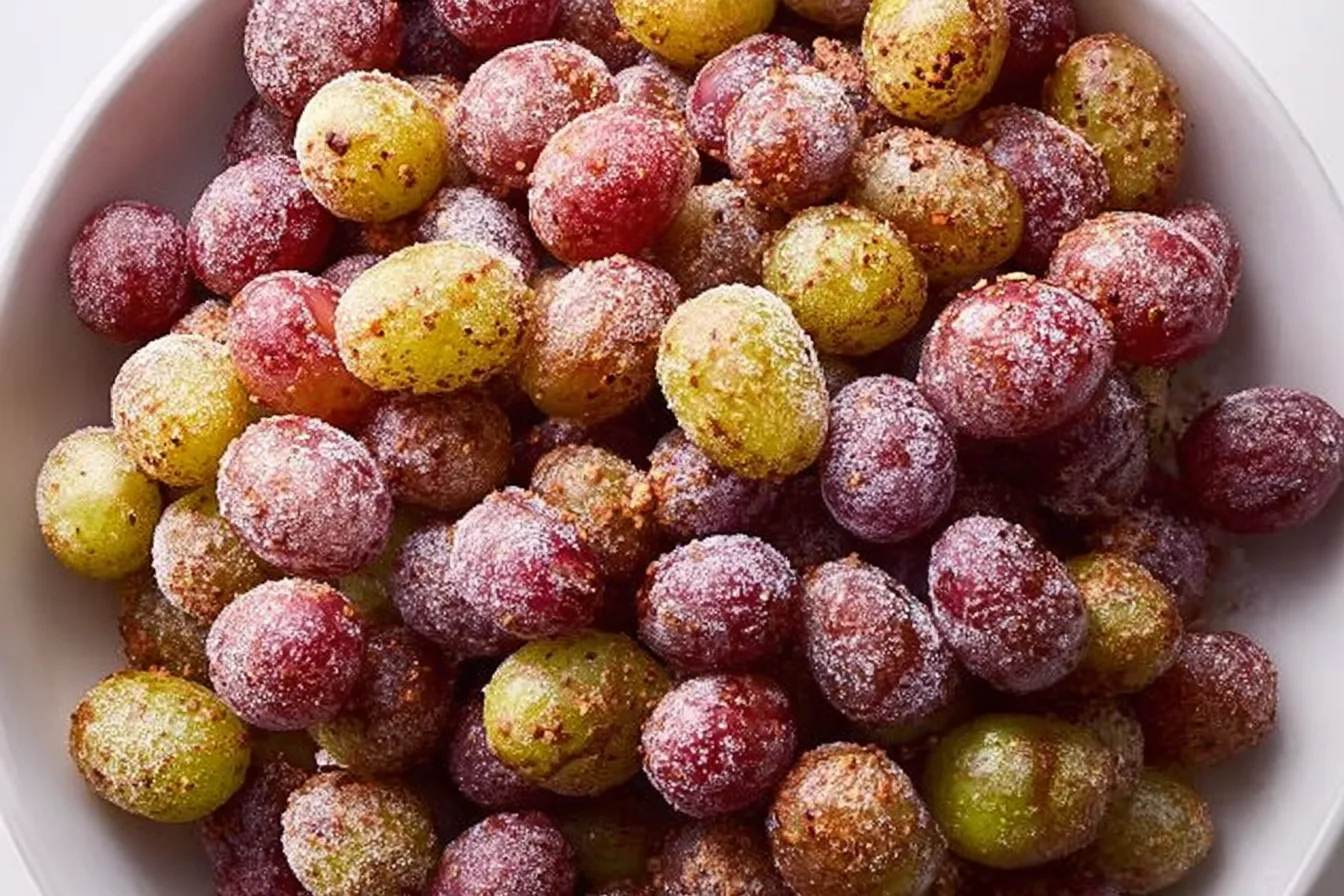 Sweet and Salty Frozen Grapes: A Delightful Snack Experience 3 Sweet and Salty Frozen Grapes - Delicious Summer Snack
