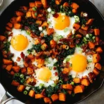 Delicious Sweet Potato Breakfast Hash in a Skillet