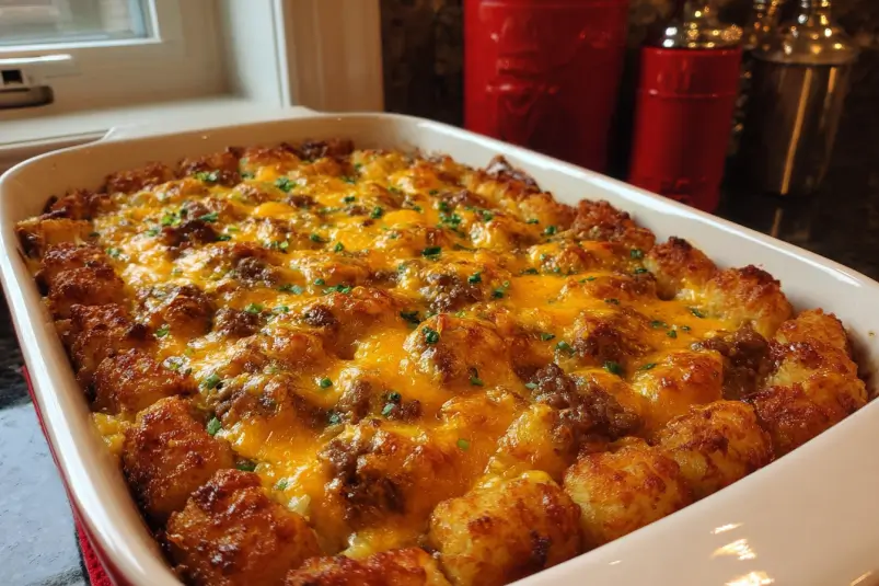 Tater Tot Sausage Breakfast Casserole: A Delicious Start! 3 Delicious Tater Tot Sausage Breakfast Casserole