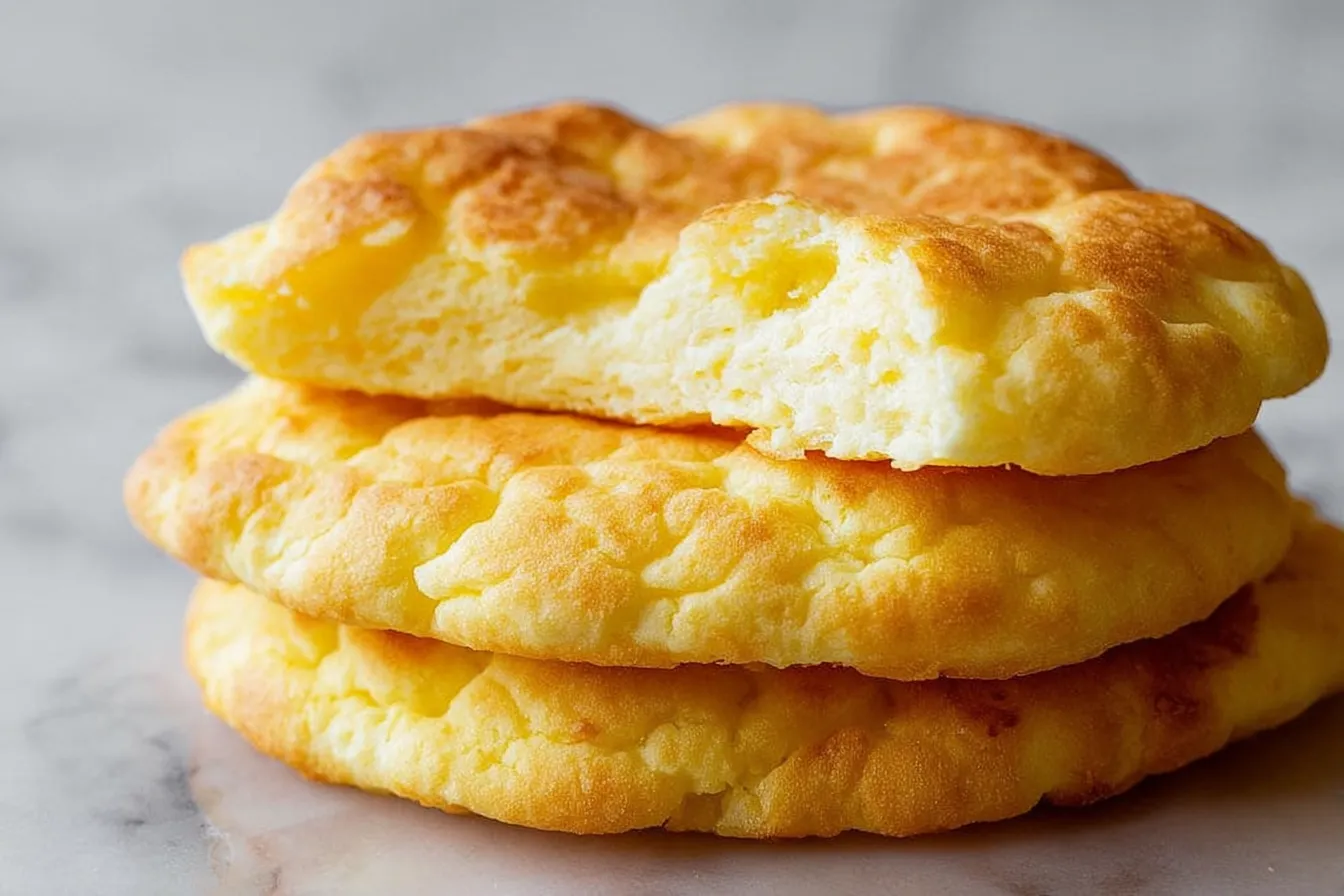 The Best Cloud Bread Recipe: Light and Delicious Treat! 3 Cloud Bread Freshly Baked