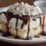 Indulge in The White Russian Poke Cake - Easy Boozy Dessert