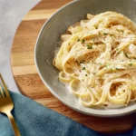 Delicious To Die For Fettuccine Alfredo Close-Up
