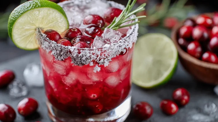 White Christmas Cranberry Margarita Ready to Serve