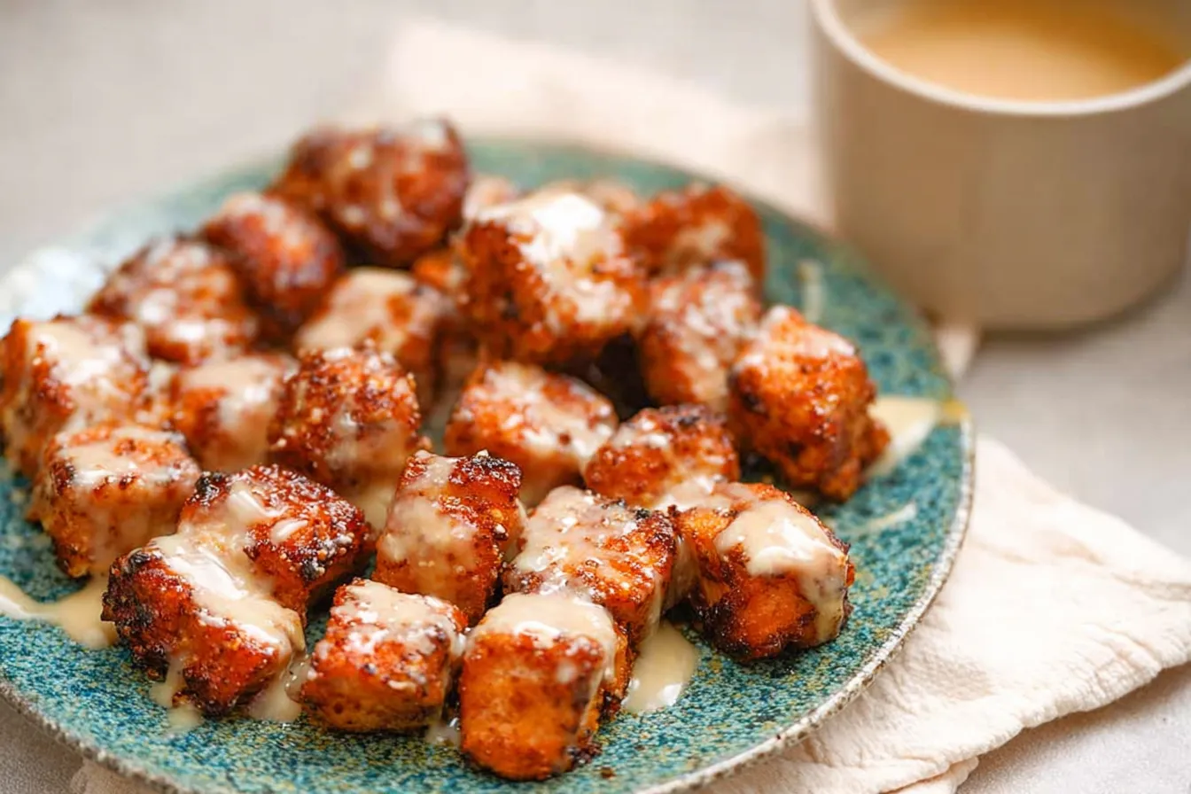 15-Minute Bang Bang Salmon Bites (Air Fryer)