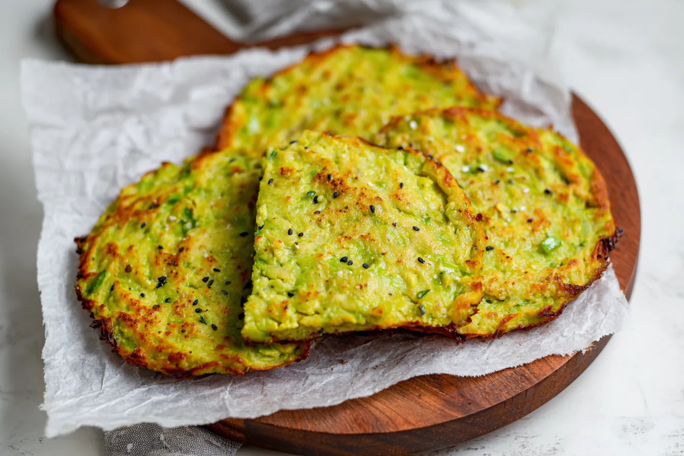 3 Ingredient Avocado Bread (Low-Carb/Keto) - Deliciously Easy! 3 3 Ingredient Avocado Bread Slice - Low-Carb/Keto Treat