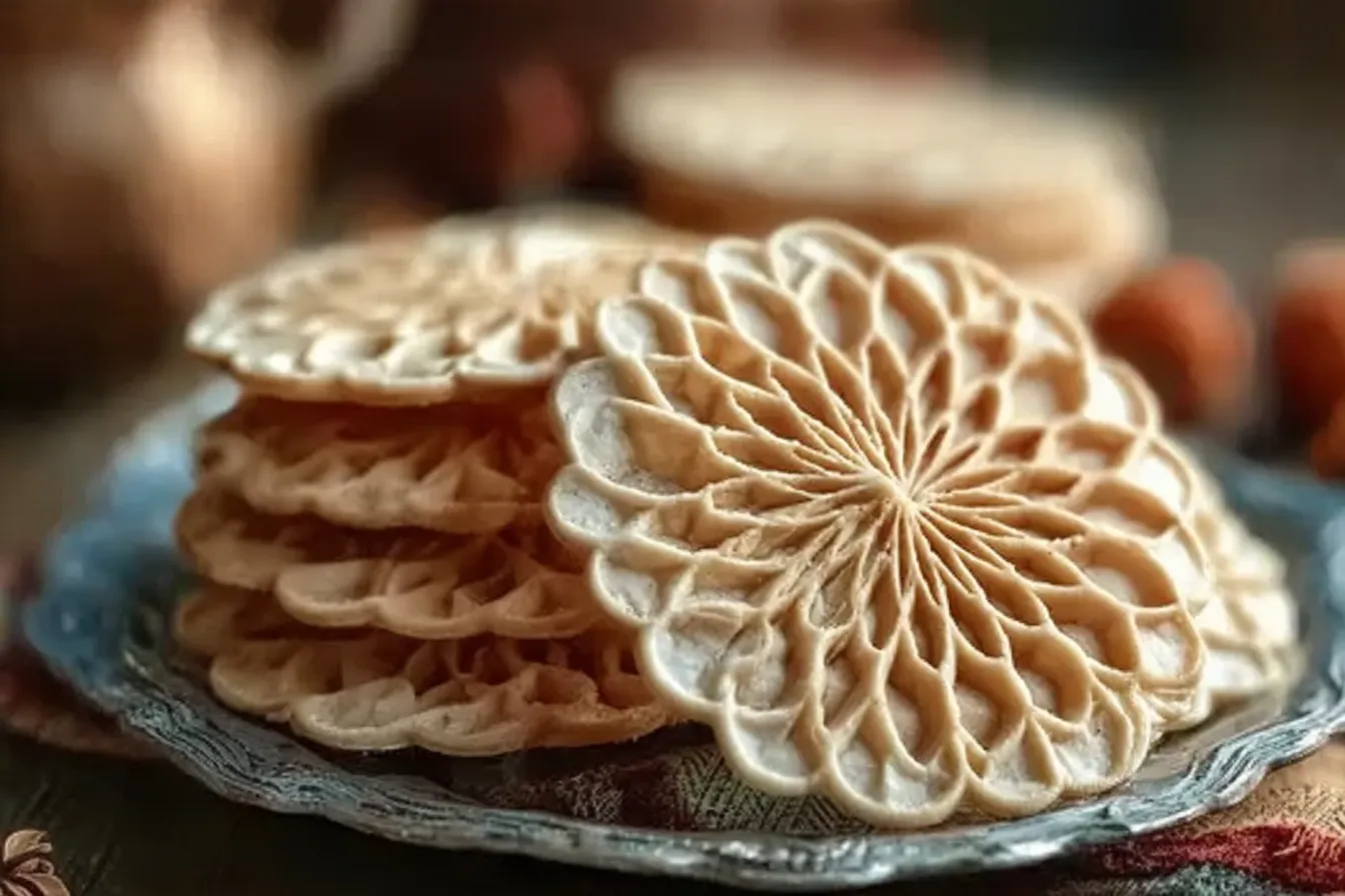 Anise Pizzelle Cookies
