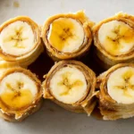 Colorful Banana Sushi Roll Ups Ready to Enjoy