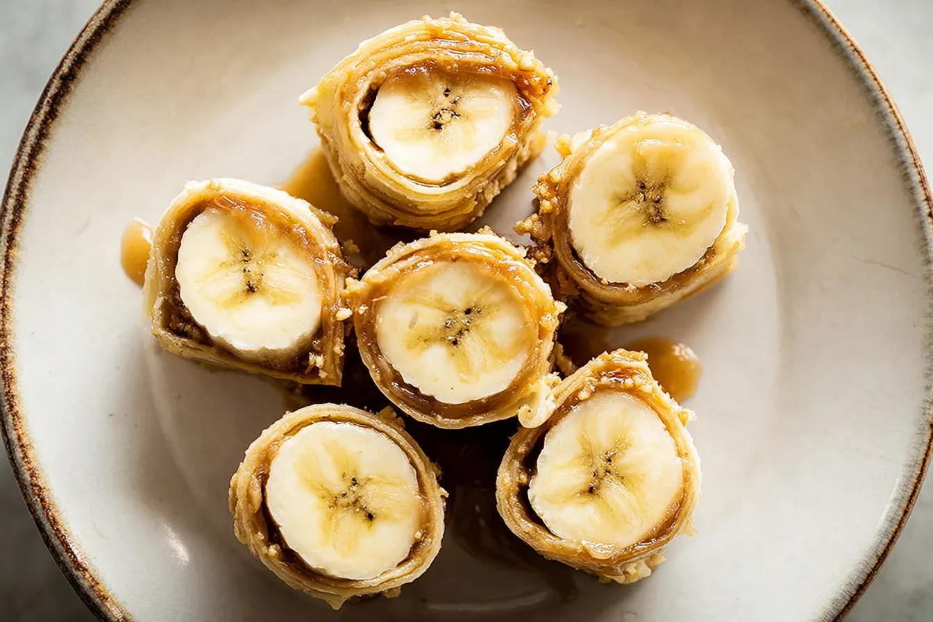 Banana Sushi Roll Ups