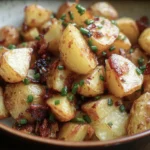 Golden Bangin’ Breakfast Potatoes Served Hot