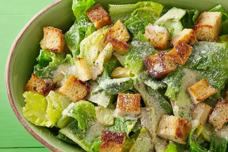 Delicious Homemade Caesar Salad Dressing in a Bowl