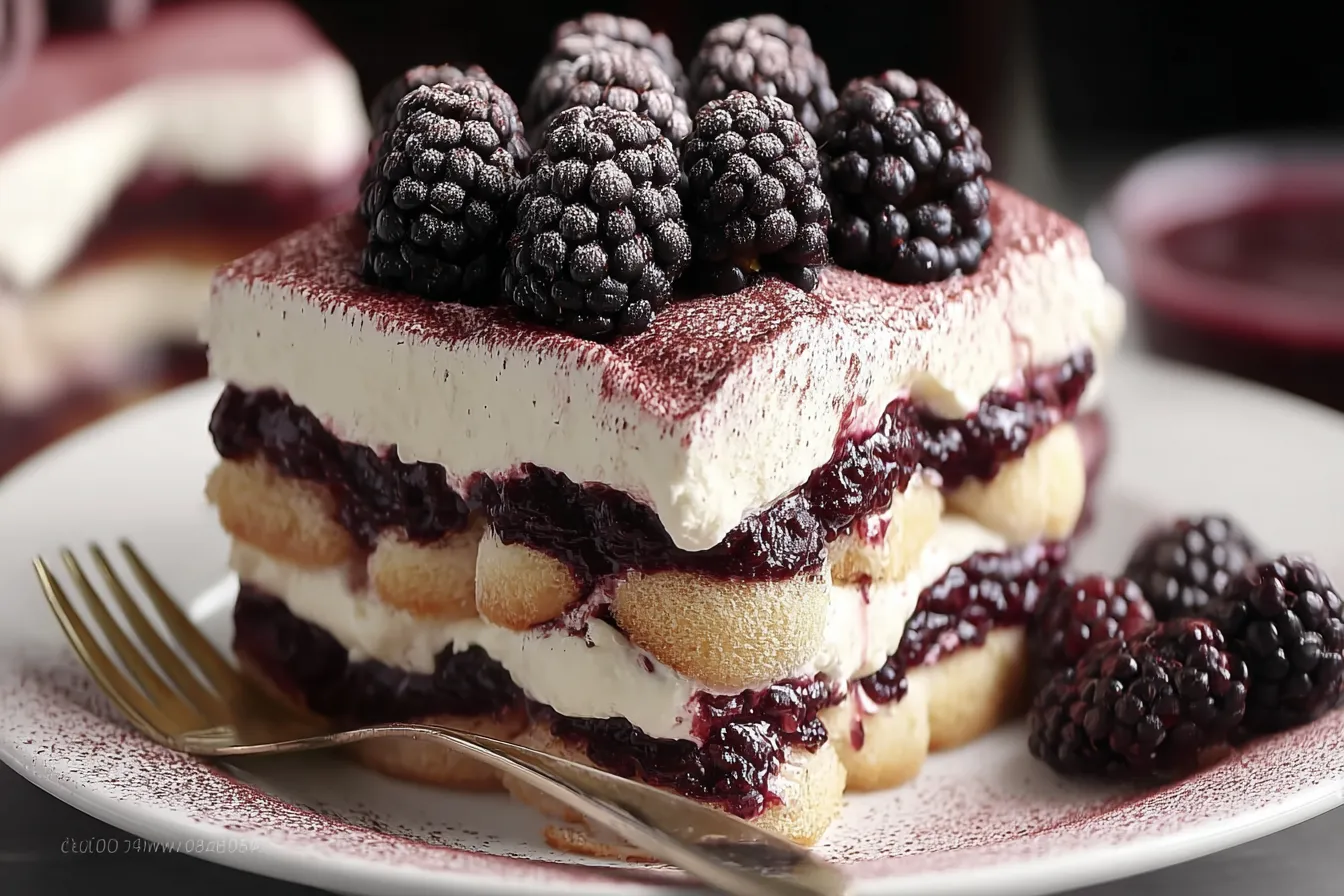 Blackberry Tiramisu Recipe