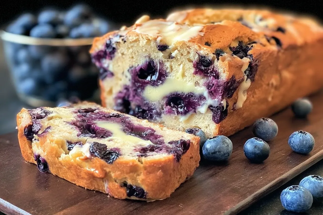 Blueberry Cream Cheese Bread
