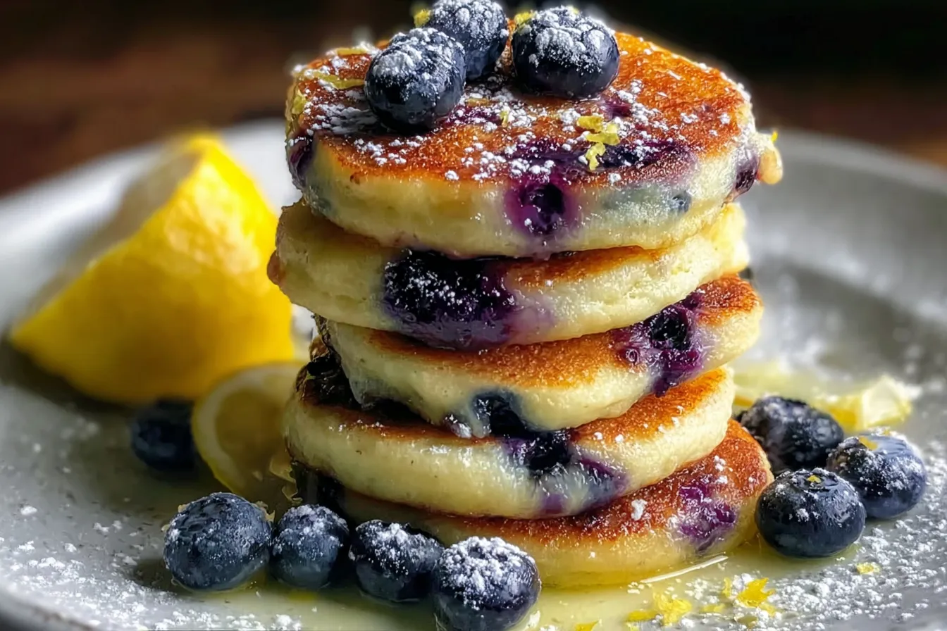 Blueberry Lemon Pancake Bites Recipe for a Delightful Morning 3 Blueberry Lemon Pancake Bites Recipe – Delicious Breakfast Treats