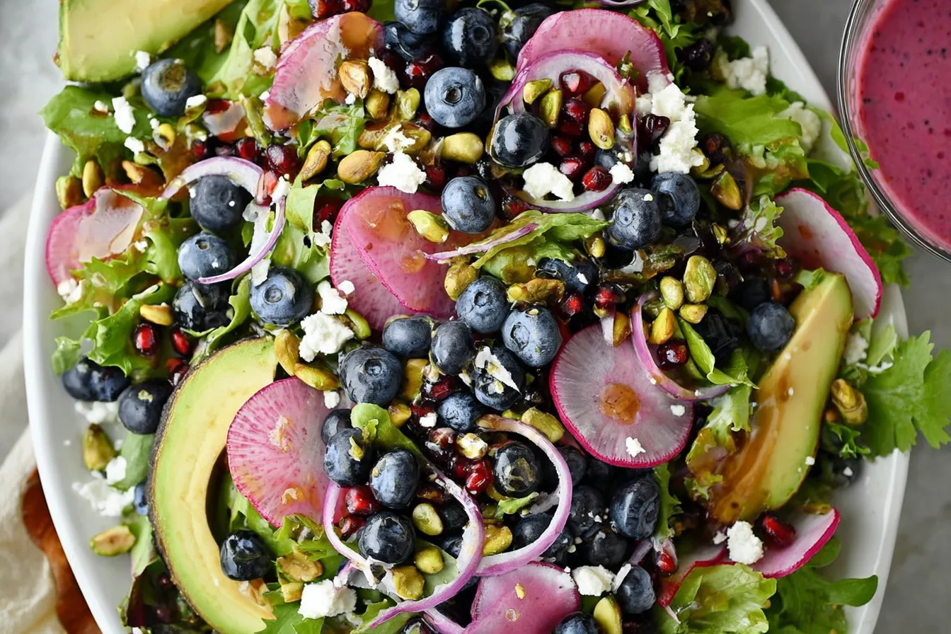 Blueberry Pistachio Spring Salad