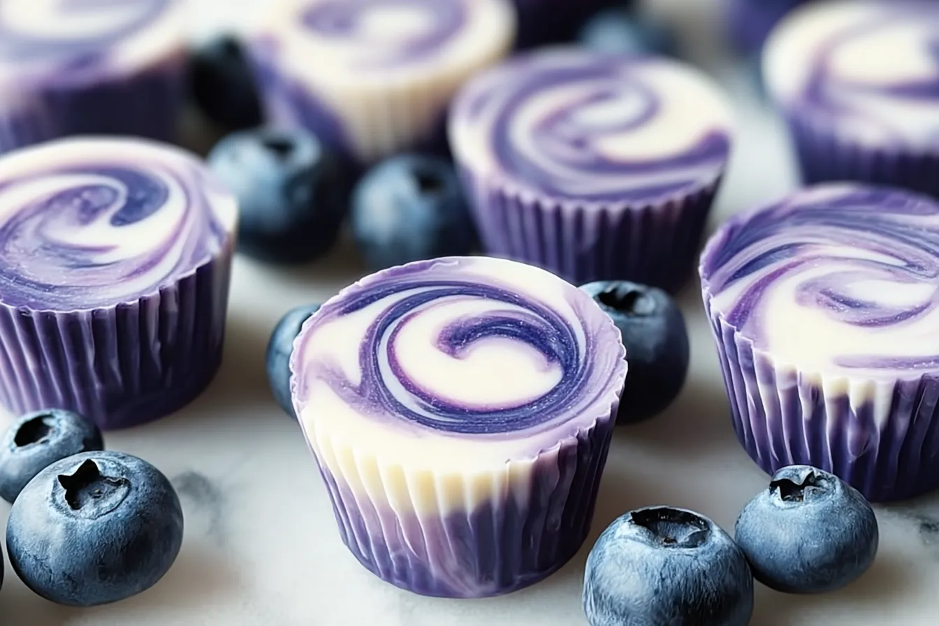 Blueberry Swirl Yogurt Bites
