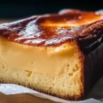 Decadent Burnt Basque Cheesecake in a Loaf Pan
