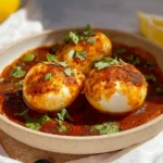 Cajun Boiled Eggs (Viral Egg Boil Recipe) Platter