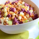Vibrant Cauliflower Cashew Confetti Salad