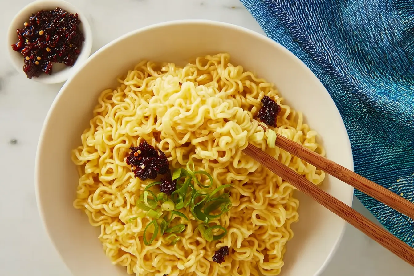 Cheesy Ramen Noodles