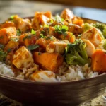 Chicken Sweet Potato Rice Bowl - Delicious Dinner Idea