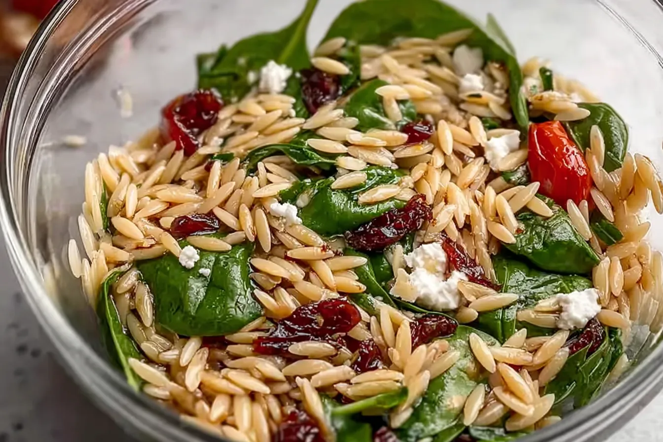 Classic Balsamic Orzo Salad