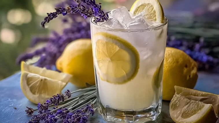 Refreshing Coconut Lavender Lemonade Mocktail