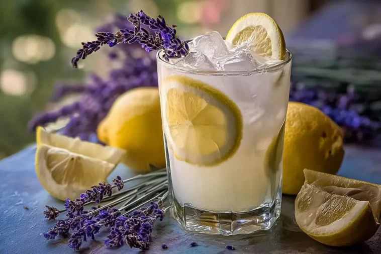 Refreshing Coconut Lavender Lemonade Mocktail