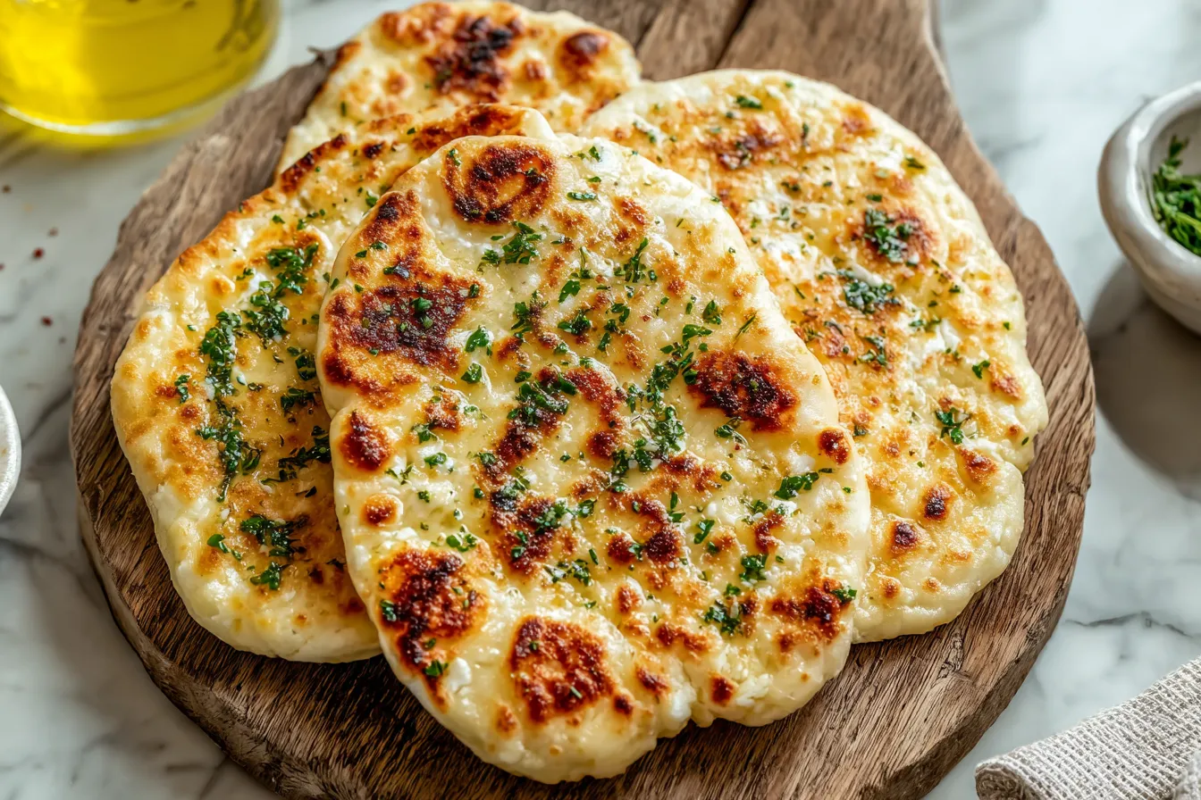 Cottage Cheese Flatbread Recipe: A Delicious Delight 3 Freshly Baked Cottage Cheese Flatbread