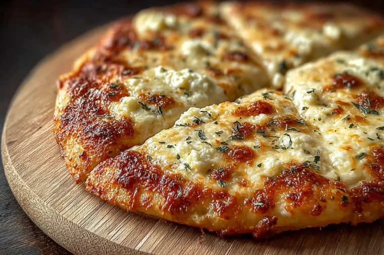 Cottage Cheese Pizza Crust Freshly Baked