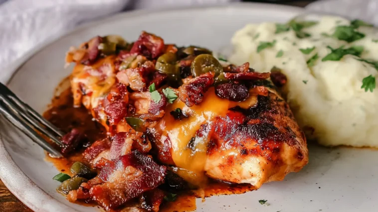 Cowboy BBQ Bacon Cheddar Chicken Platter