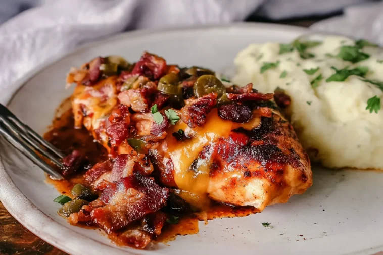 Cowboy BBQ Bacon Cheddar Chicken Platter