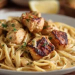 Cowboy Butter Chicken Linguine Ready to Serve