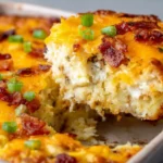 Crack Breakfast Casserole Freshly Baked and Ready to Serve