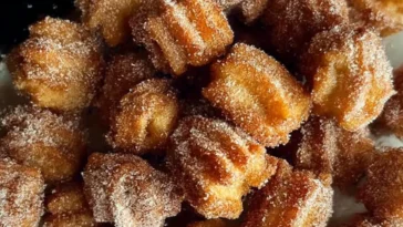 Crispy Air Fryer Churro Bites Ready to Enjoy