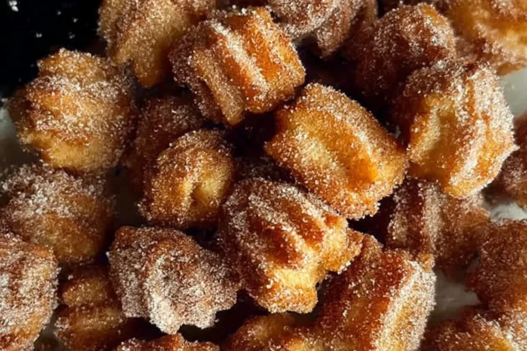 Crispy Air Fryer Churro Bites Ready to Enjoy