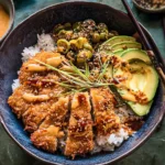 Crispy Chicken Katsu Bowls - Crunchy and Flavorful Dish