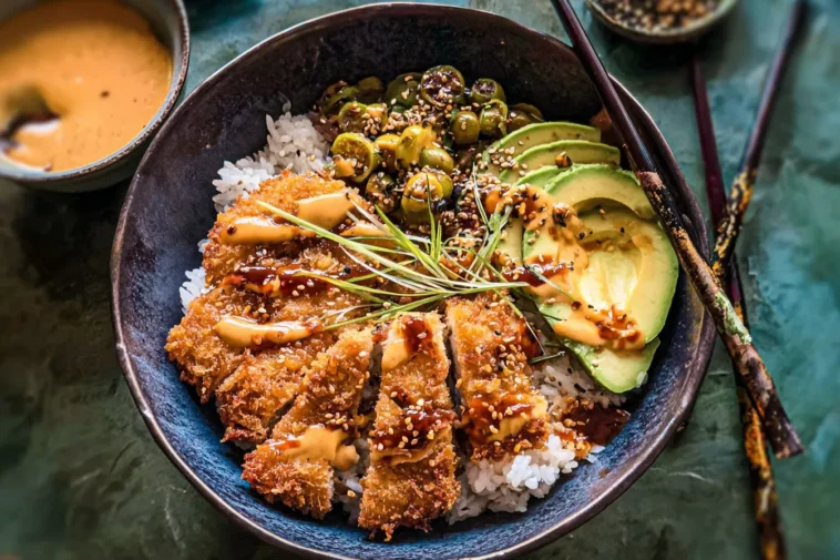 Crispy Chicken Katsu Bowls - Crunchy and Flavorful Dish
