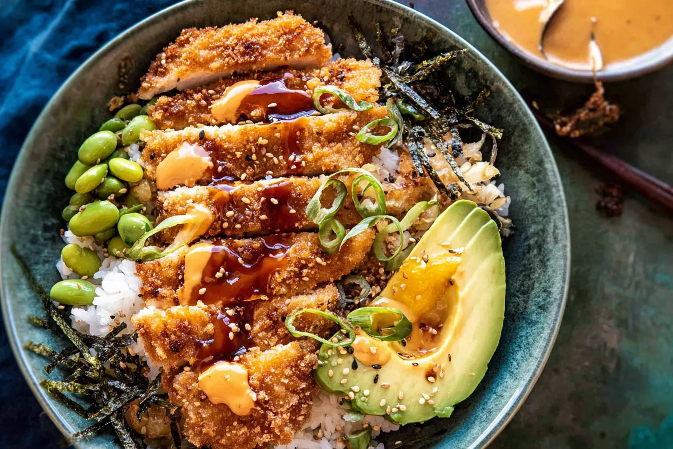 Crispy Chicken Katsu Bowls.
