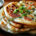 Crispy Chinese Scallion Pancakes Freshly Made