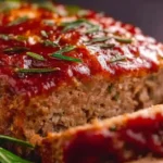 Delicious Crockpot Meatloaf Ready to Serve