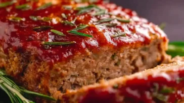 Delicious Crockpot Meatloaf Ready to Serve