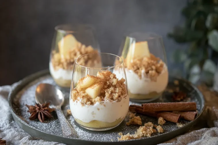 Delicious Crumble aux pommes cuites on Creamy Cinnamon