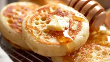 Fluffy Crumpets Freshly Made