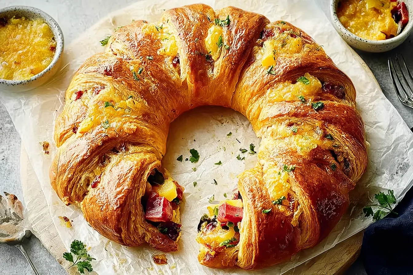 Delicious Crescent Breakfast Ring for Cozy Weekend Mornings 3 Delicious Crescent Breakfast Ring – Cozy Weekend Treat