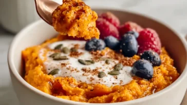 Delicious Sweet Potato Breakfast Bowl - Colorful and Nutritious