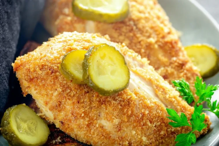 Dill Pickle Chicken Platter Ready to Serve