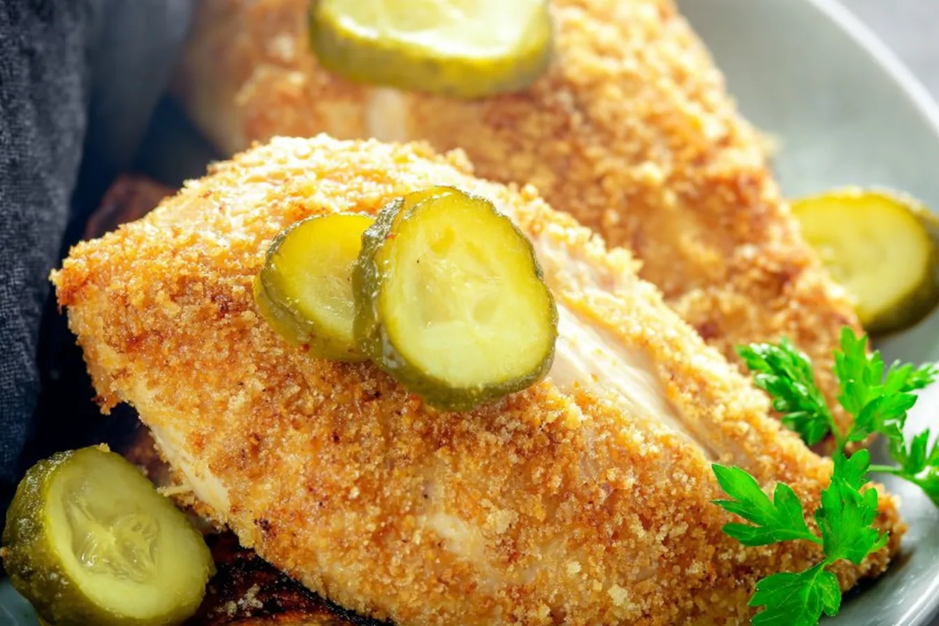 Dill Pickle Chicken: A Game-Changer for Weeknight Dinners 3 Dill Pickle Chicken Platter Ready to Serve