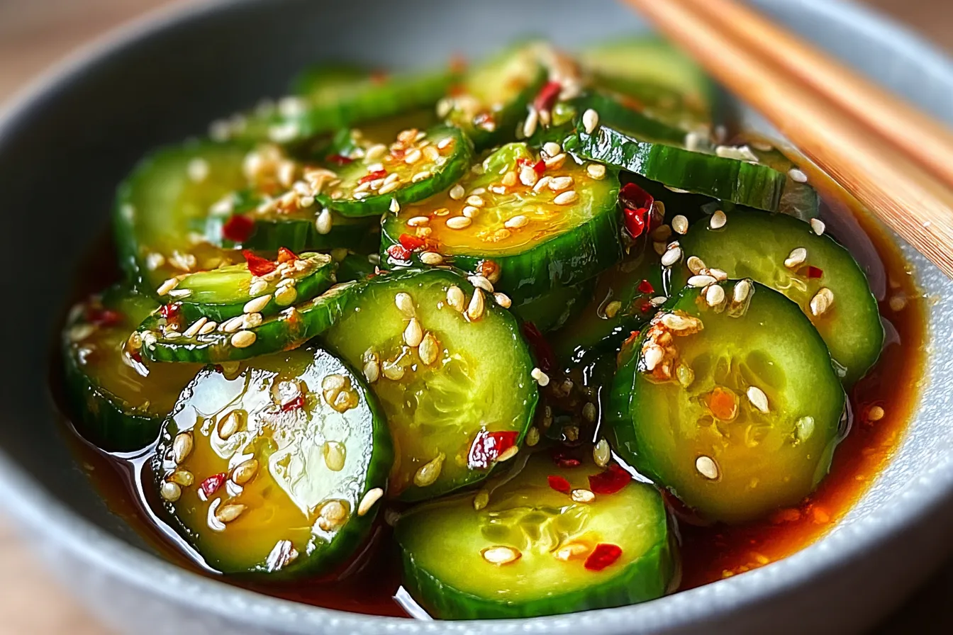 Easy Asian Cucumber Salad: The Freshest Salad You'll Love! 3 Easy Asian Cucumber Salad – Vibrant and Refreshing Dish