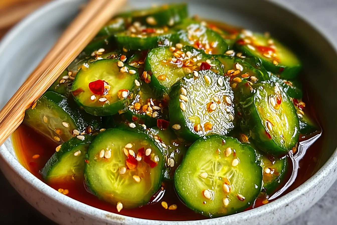 Easy Asian Cucumber Salad