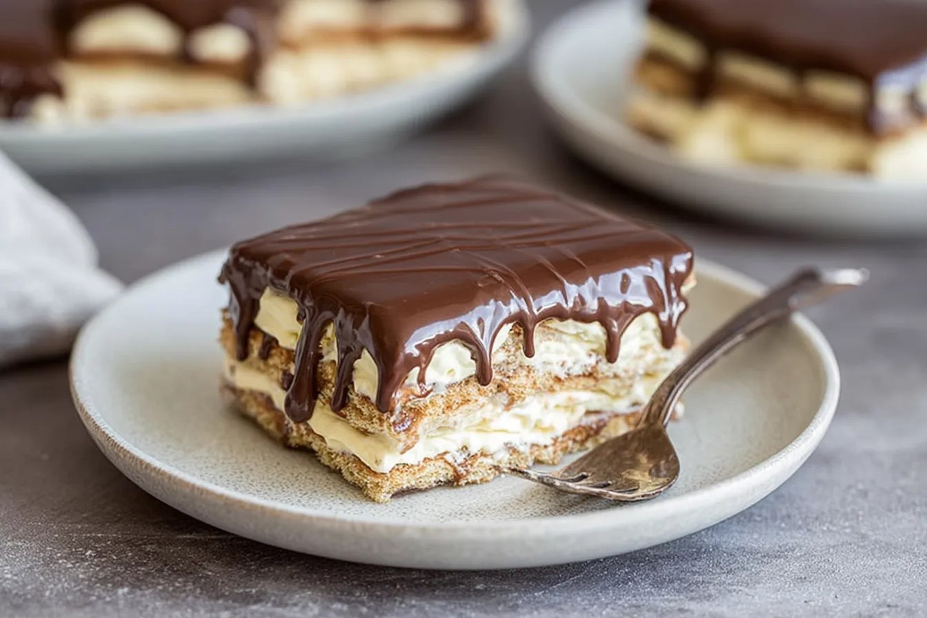 Easy Chocolate Eclair Cake